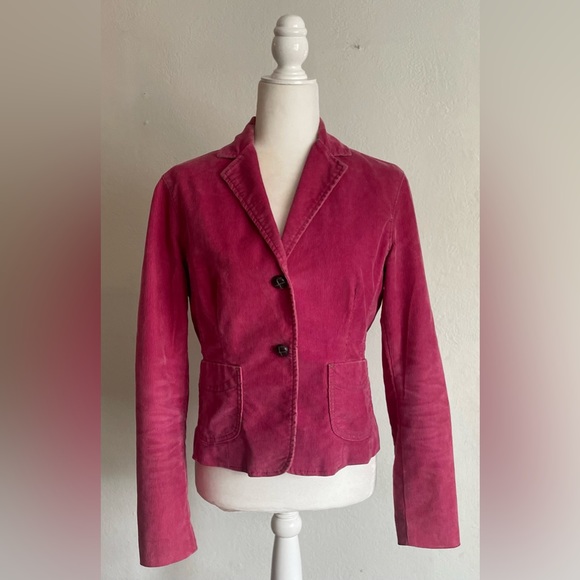GAP Vintage Y2K Hermione Granger Corduroy Two Button Blazer - Picture 7 of 13